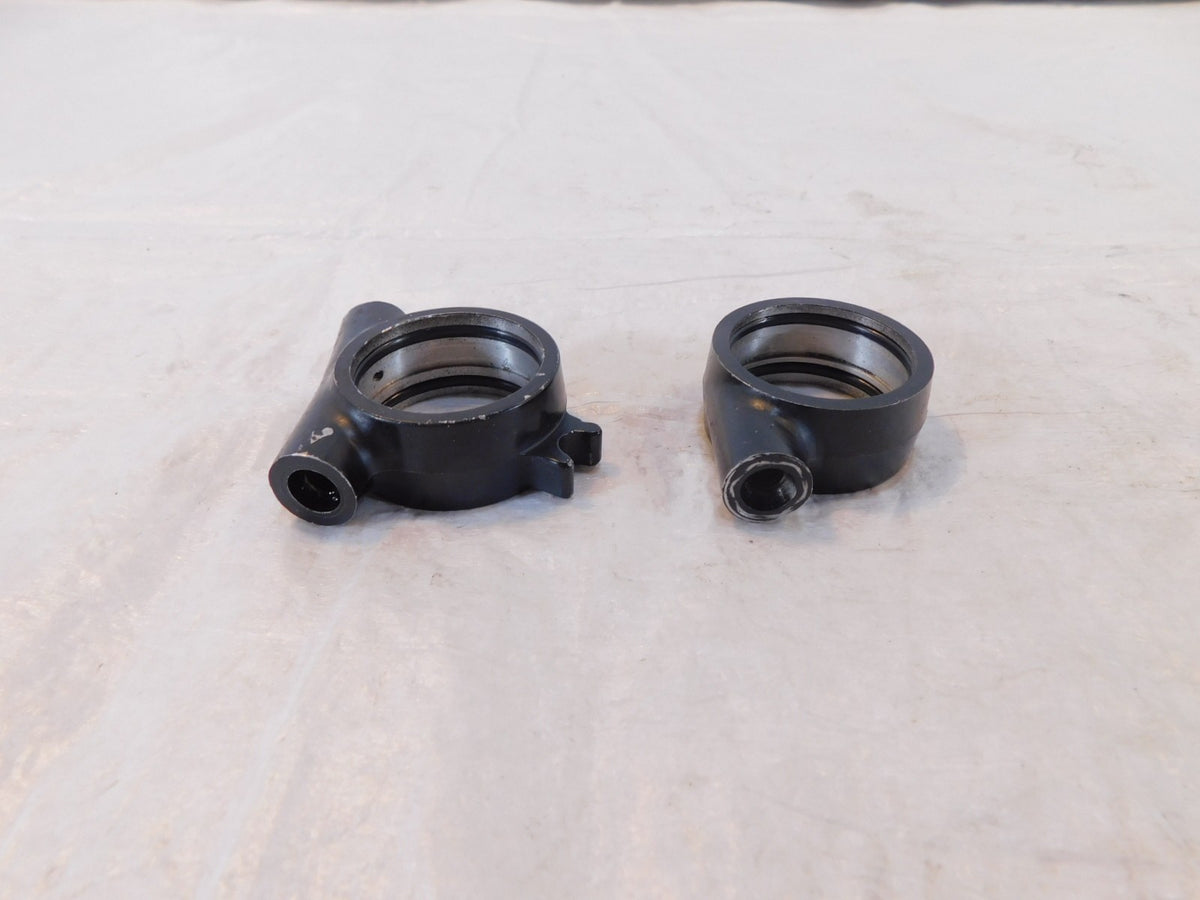 1982 82 Yamaha XJ750 Maxim 750 Front Fork Triple Tree Air Joint Holder Brackets - C3 Cycle