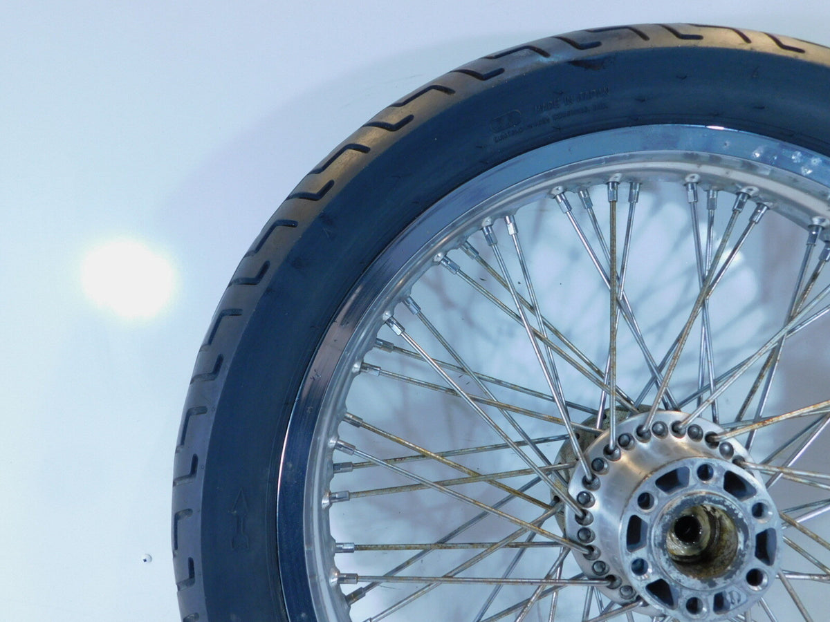 Suzuki Intruder 1400 VS1400 VS1400GLP 19" Front Wheel Rim Hub Spokes & Tire - C3 Cycle