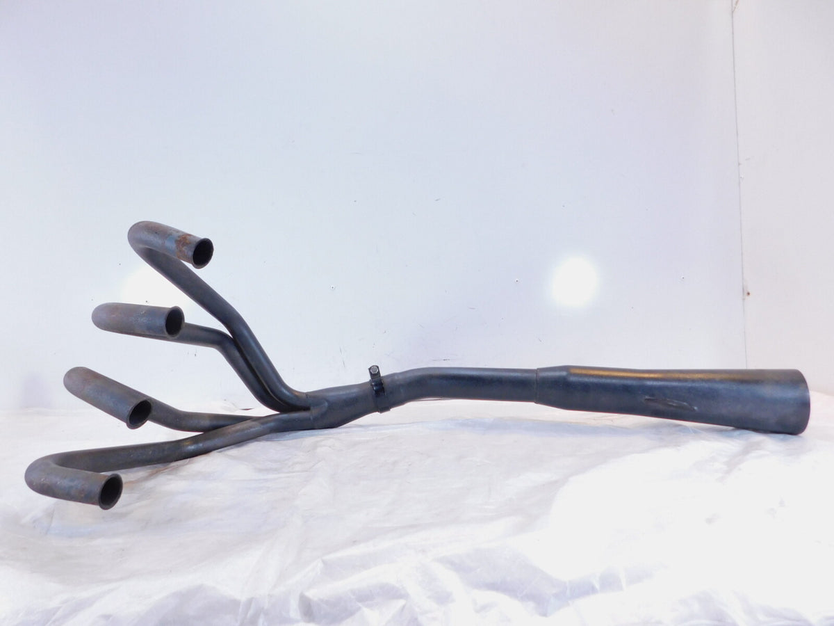 1977 77 Honda CB550 CB550K 550 Black Exhaust Muffler & Header Pipes System