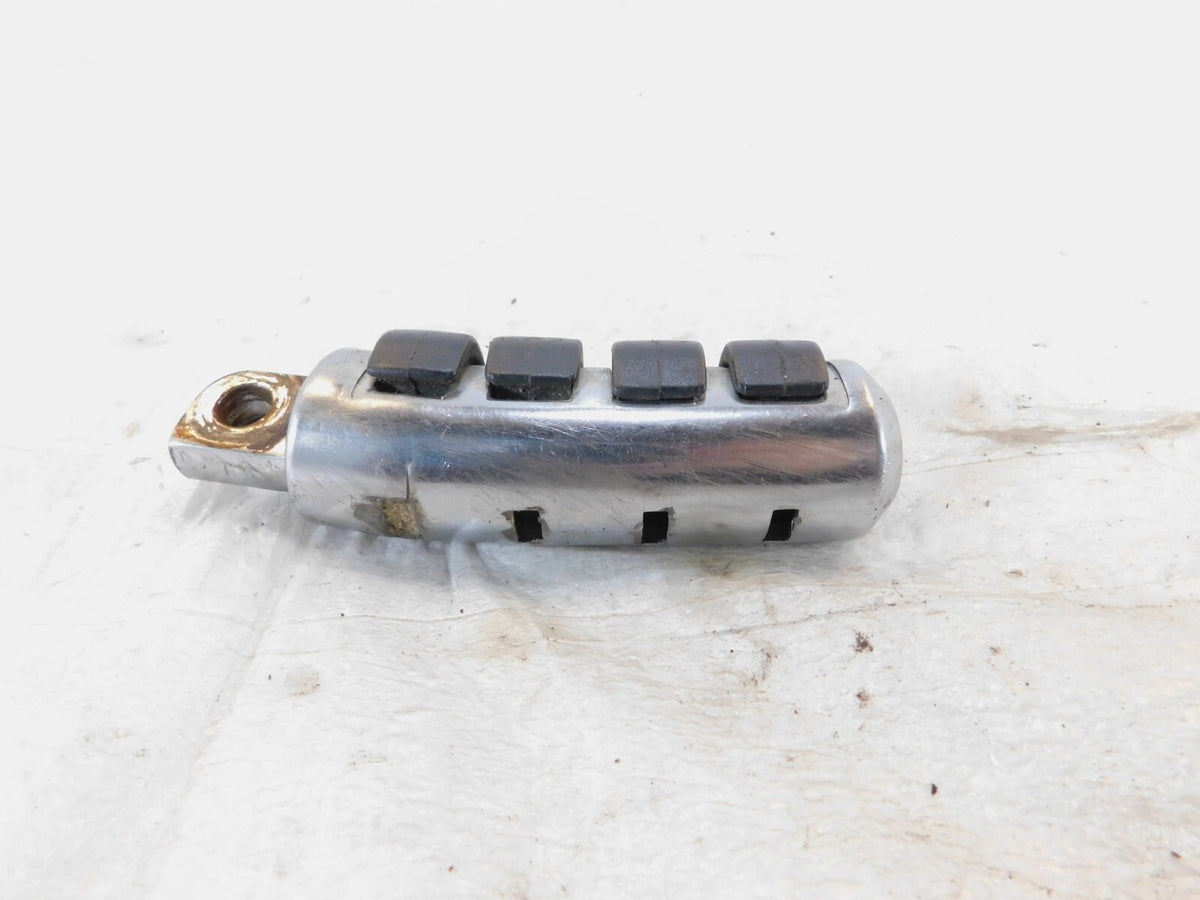 Harley Touring Dyna Sportster & Softail ISO Chrome & Rubber Footpeg Footrests - C3 Cycle