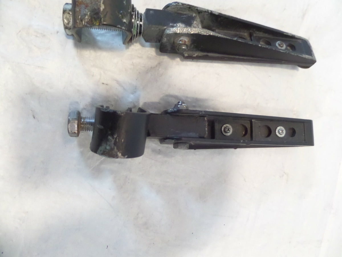 2017 17 Kawasaki Versys 650 KLE650 Highway Footrest Footpegs & Mount Clamps - C3 Cycle