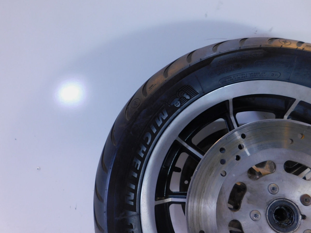 Harley Davidson EVO Touring Electra Glide Cast 10 Spoke Front Wheel Rim - BENT - C3 Cycle