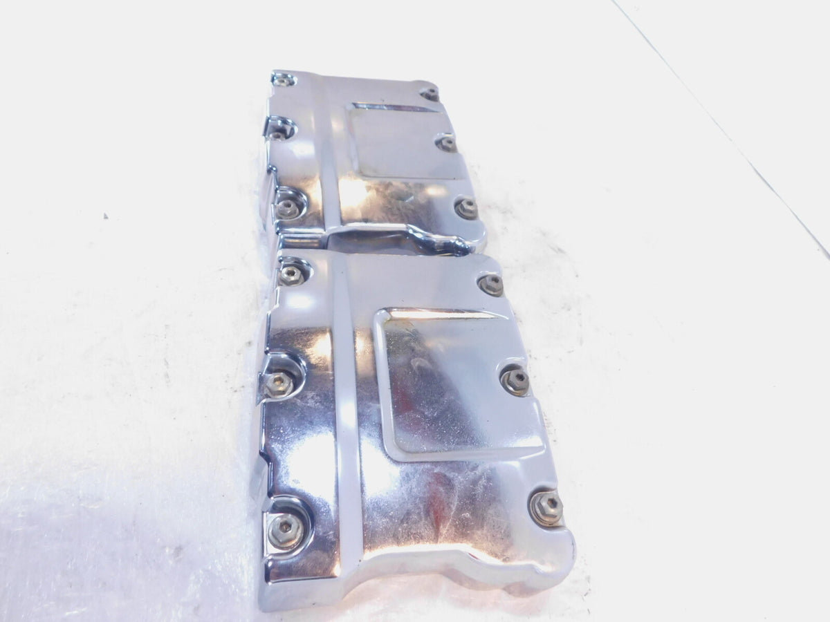 Harley Davidson Touring Dyna & Softail Chrome Cylinder Head Rocker Boxes