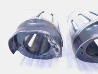 Harley TRoad King & Electra Glide & Softail Slotted Front Fork Slider Cover Tins - C3 Cycle