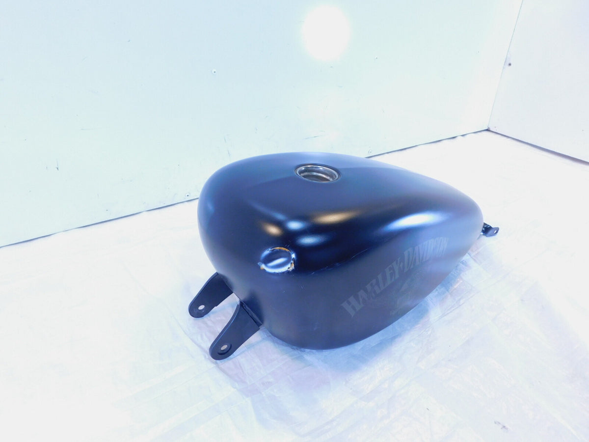 Dented Harley Sportster 883 Iron 1200 Nightster Black Fuel Gas Petrol Tank - C3 Cycle