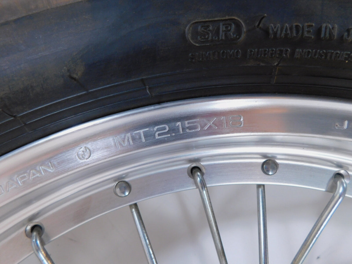 1986-1987 Honda Rebel 450 CMX450 CMX450C Laced Spoked Front Wheel Rim Hub & Tire - C3 Cycle