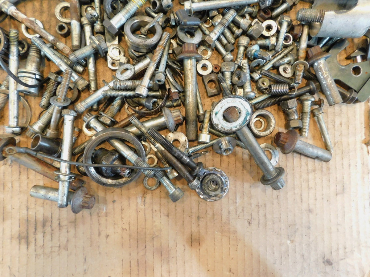 2001 01 Harley Davidson Sportster 883 Nuts Bolts & Brackets Parts Box Lot