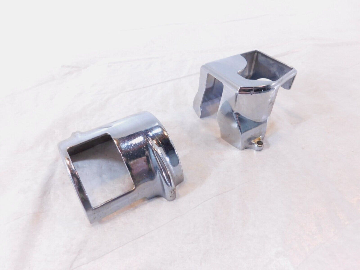 Honda VTX1800 VTX1800R VTX1800S Chrome Left Handlebar Turn Signal Switches Cover - C3 Cycle