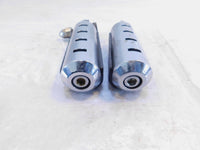 Harley Touring Dyna Sportster & Softail ISO Chrome & Rubber Footpeg Footrests - C3 Cycle