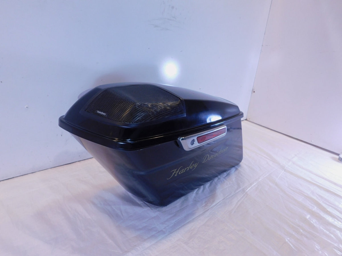 Harley Davidson Road King Electra Glide Black Left Speaker Saddlebag Side Bag - C3 Cycle