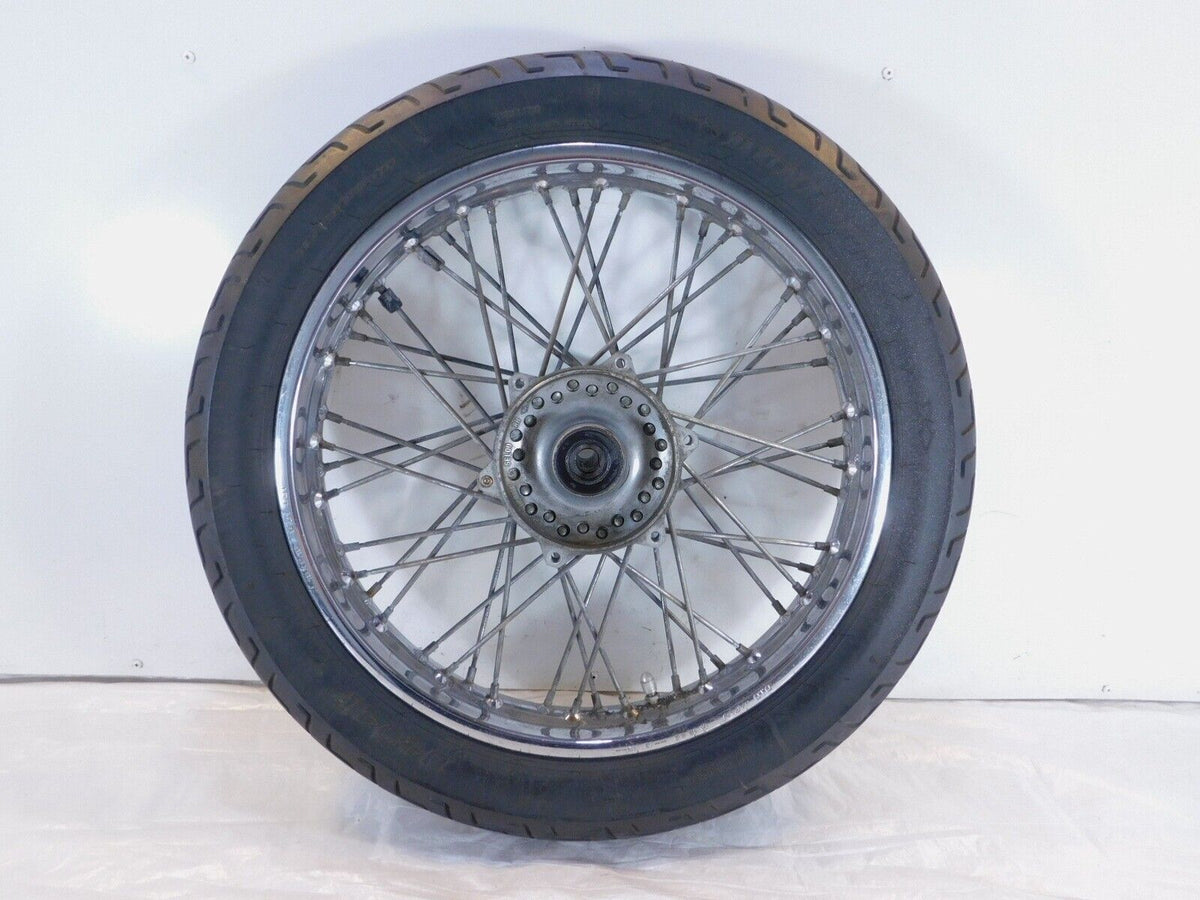 1999-2009 Yamaha V-Star 1100 XVS1100 Custom Laced Spoked Front Wheel - Bent - C3 Cycle