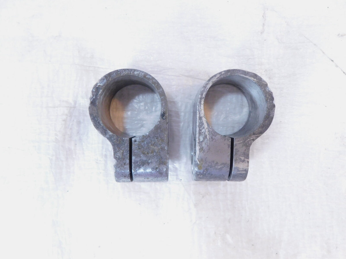 Suzuki Savage 650 LS650 Boulevard S40 Front Turn Signal Indicator Clamp Brackets - C3 Cycle