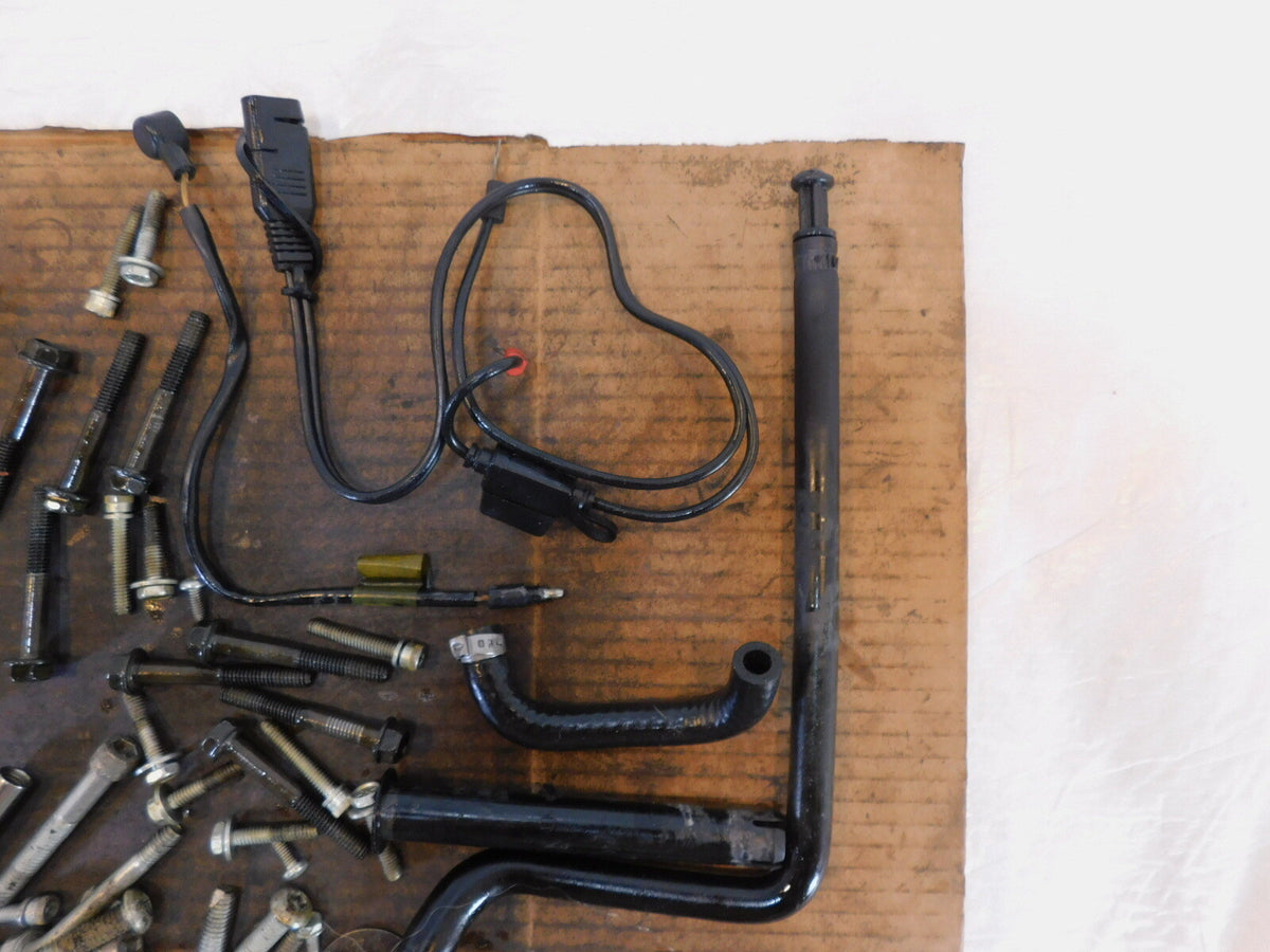 08 Harley Davidson Sportster 883 Custom Hardware Nut Bolt Brackets Parts Box Lot - C3 Cycle