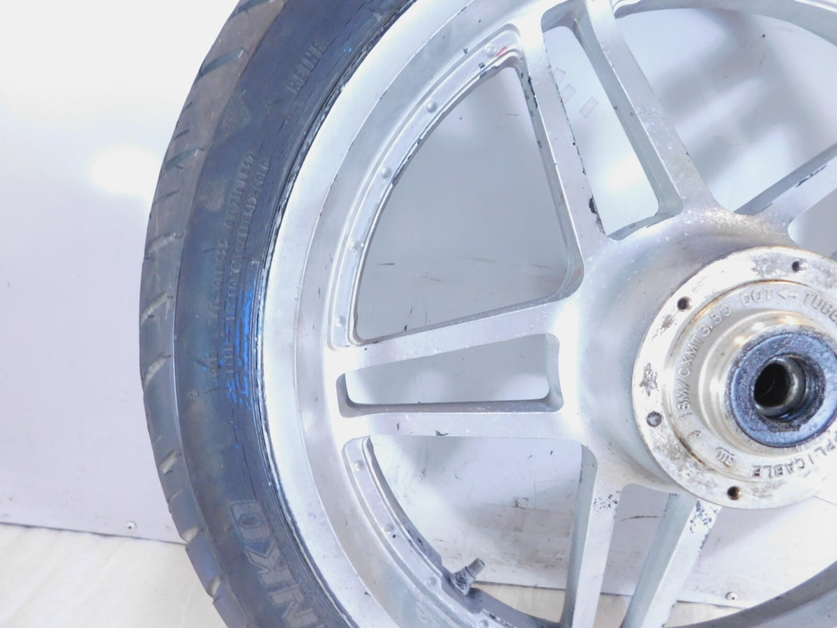 Honda VTX1800 VTX1800F1 VTX1800F2 Silver Front Cast Wheel & Rim - Bent