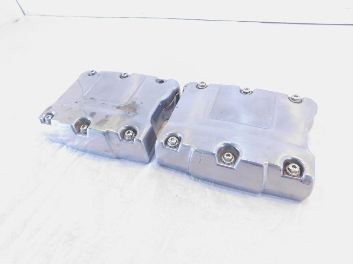 Harley Polished Twin Cam Touring Dyna Softail Cylinder Head Rocker Boxes & Arms - C3 Cycle