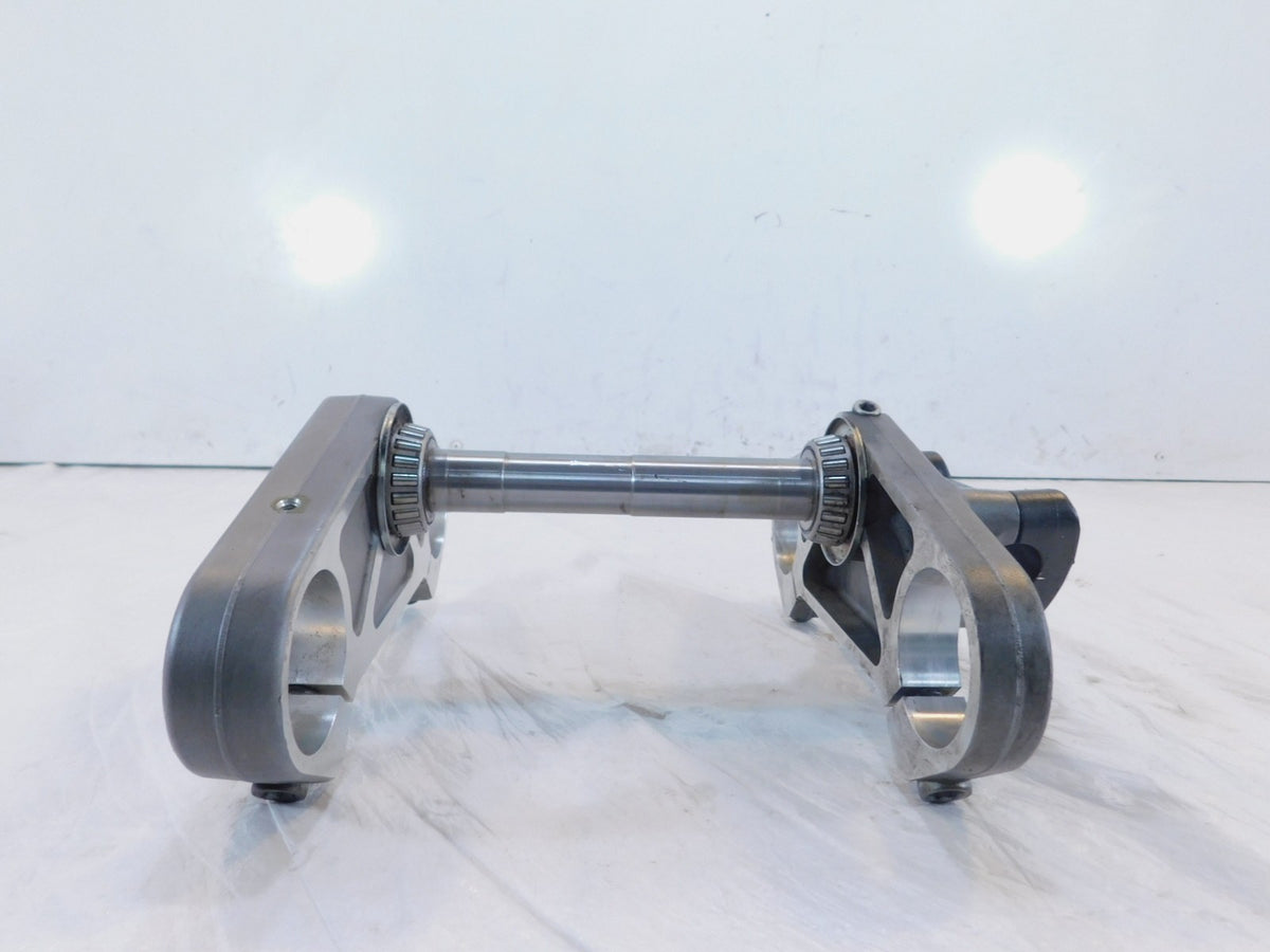 97-99 Buell Thunderbolt S3 Silver Upper & Lower Front Fork Triple Tree Bracket - C3 Cycle