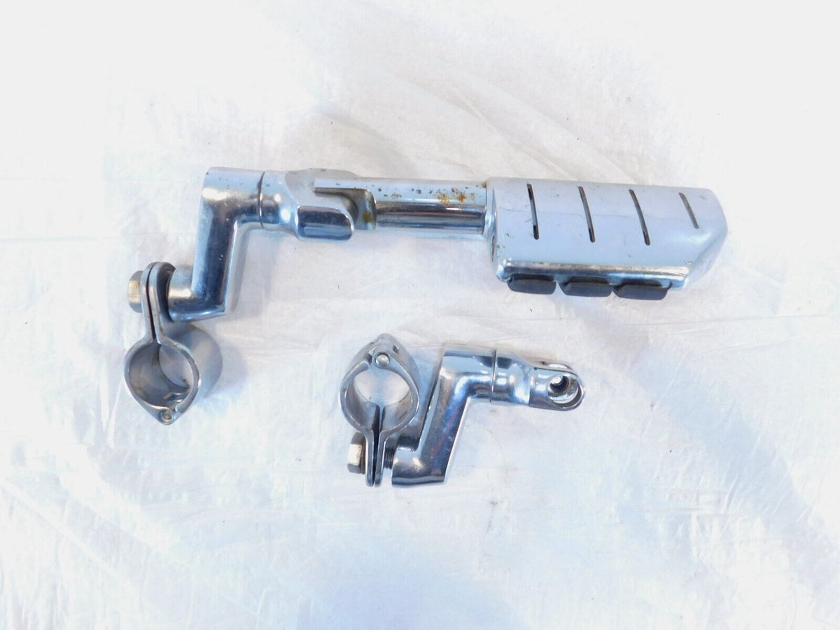 1986 86 Honda VT1100 VT1100C Shadow 1100 Chrome Highway Peg Footrest Footpegs - C3 Cycle