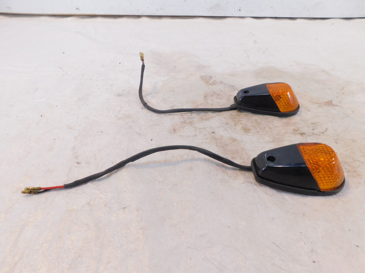 1985-07 Yamaha V-Max VMX12 VMX1200 Amber Rear Left/Right Turn Signal Indicators - C3 Cycle