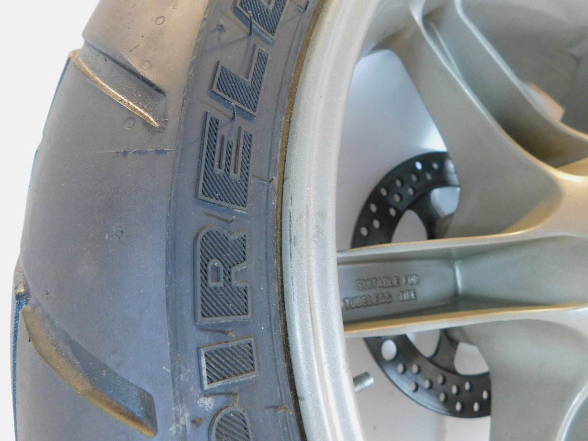 2007-2009 Buell XB XB12 XB12X Ulysses Cast 6 Spoke Rear Wheel Rim Tire & Rotor - C3 Cycle