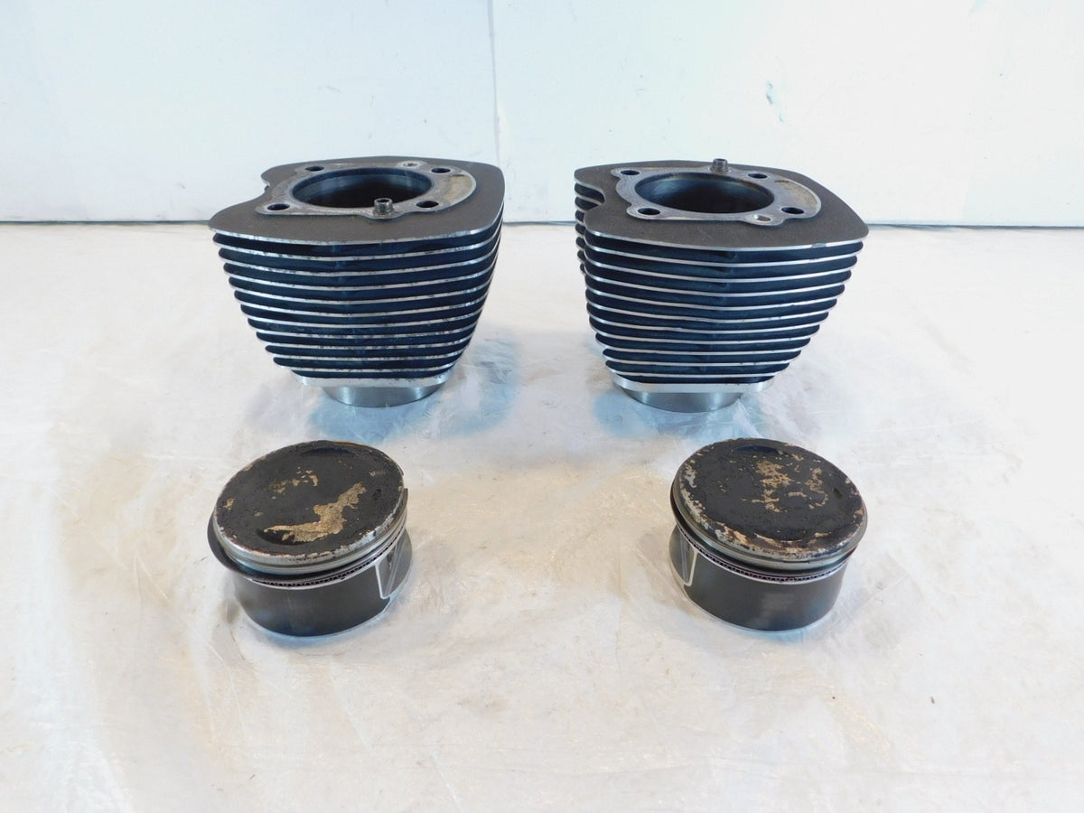 Harley Davidson Twin Cam Touring Dyna & Softail Engine Pistons & Black Cylinders - C3 Cycle