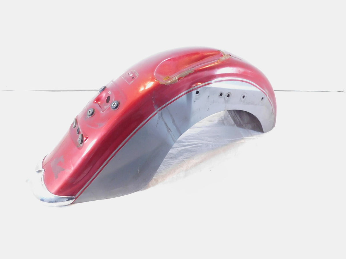 2003 03 Kawasaki Vulcan 1500 Classic VN1500 Red Rear Mudguard Wheel Cover Fender - C3 Cycle