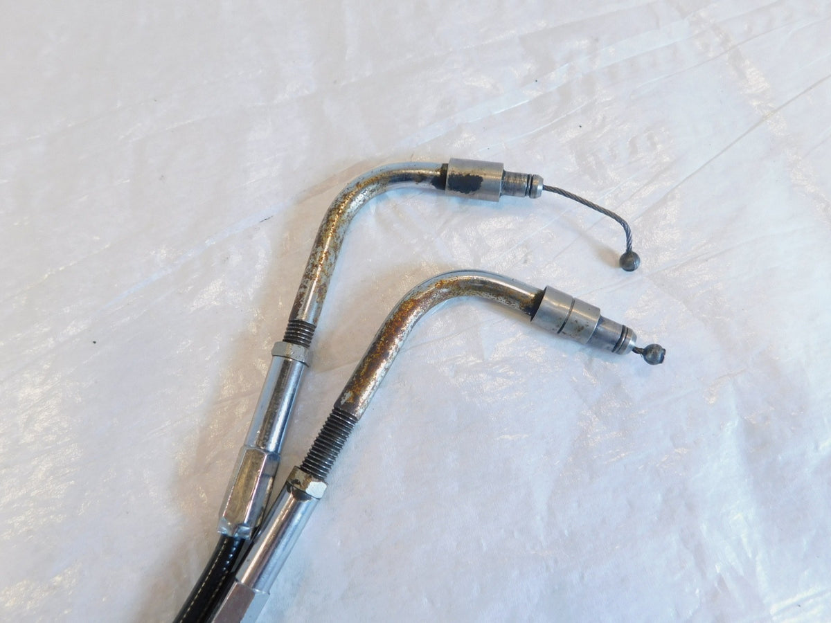 1999-2009 Harley Davidson Softail FXSTBI Night Train Throttle & Idle Cable Set - C3 Cycle