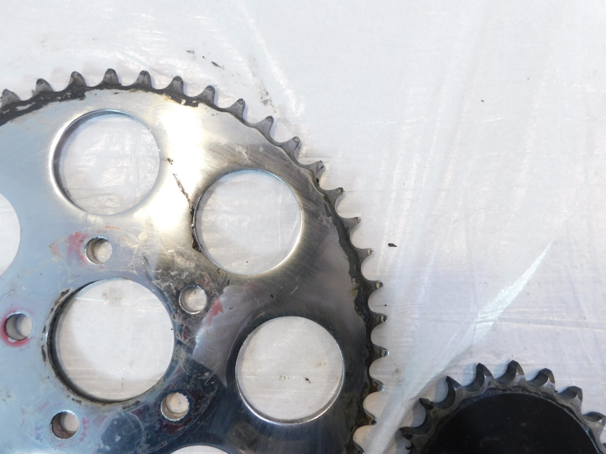Set Harley Davidson Sportster 883 1000 1100 & 1200 Chain Drive Gear Sprockets - C3 Cycle
