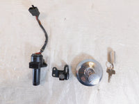 1983 Honda CB1000 CB1000C Ignition Switch Lock Set Fuel Gas Tank Cap Lid w/ Key - C3 Cycle