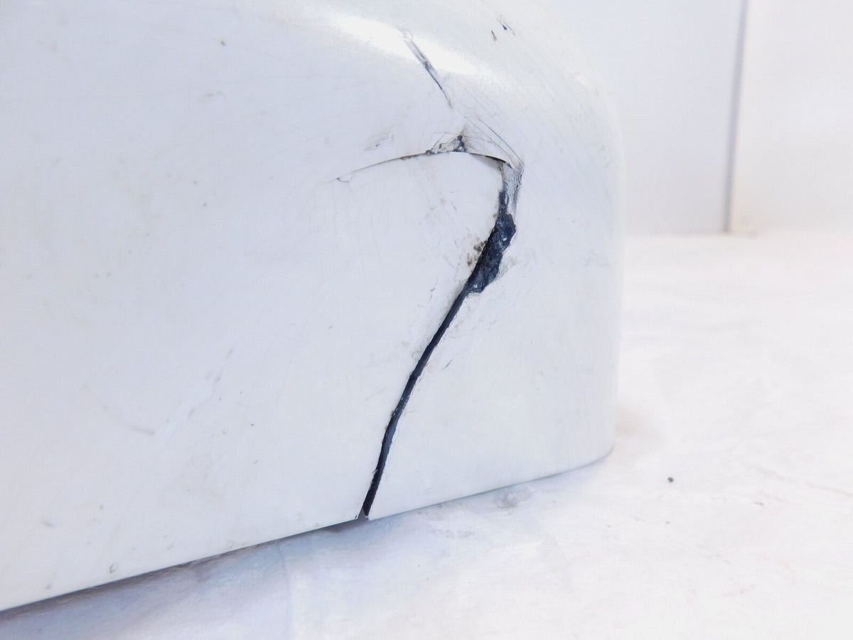 Harley Touring Electra Glide Ultra Classic White Left Lower Leg Fairing Glovebox - C3 Cycle