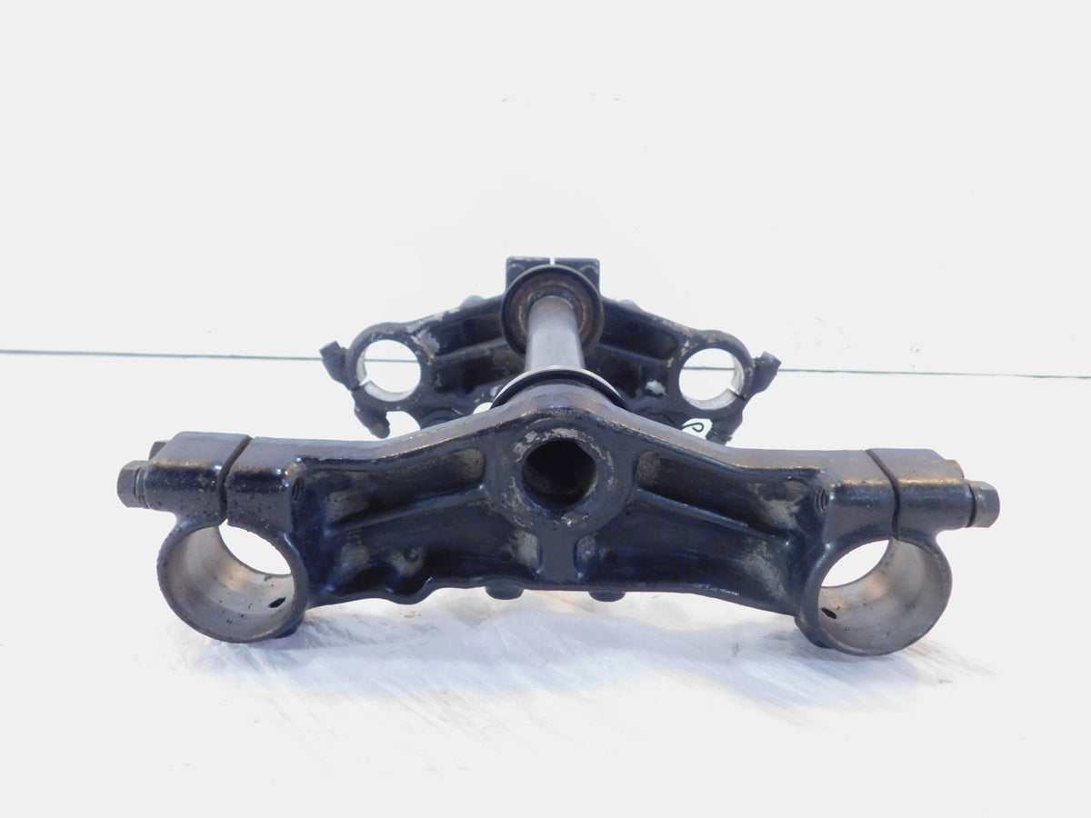 83 Yamaha XJ750 Maxim 750 Black Front Fork Upper/Lower Triple Tree Steering Stem - C3 Cycle