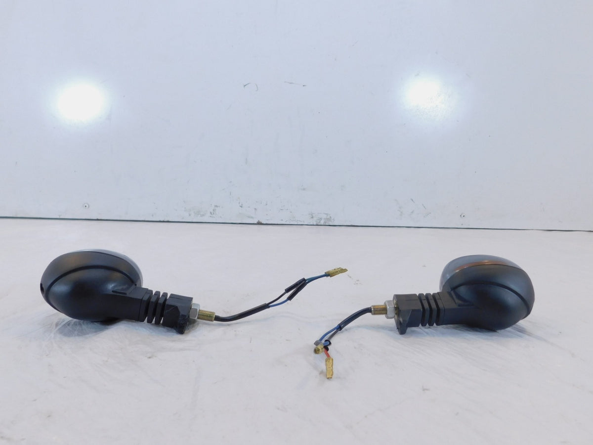 Buell XB XB9 XB12 Lightning Ulysses & Blast Black Front Turn Signal Indicators - C3 Cycle