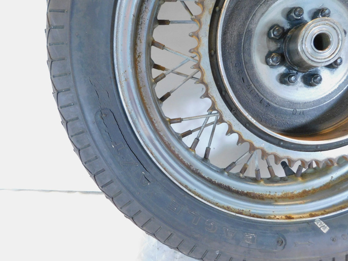 1970-1977 Harley Davidson Sportster 900 1000 16" Rear Wheel Rim Hub & Sprocket - C3 Cycle