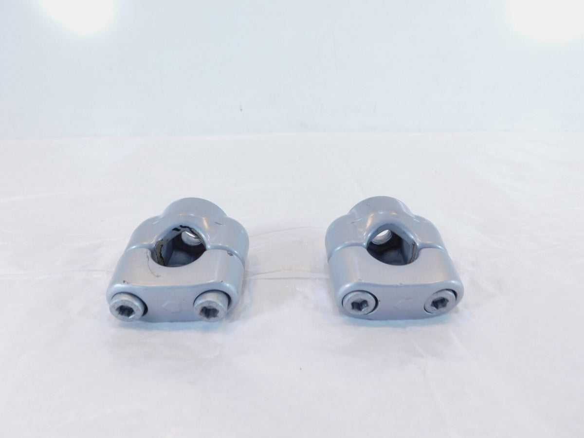 97-2000 BMW F650 Funduro F650ST Upper/Lower Handlebar Riser Clamp Bracket Mounts - C3 Cycle