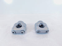 97-2000 BMW F650 Funduro F650ST Upper/Lower Handlebar Riser Clamp Bracket Mounts - C3 Cycle