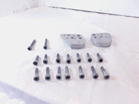 1995-2001 BMW R1100RT 1100 RT Silver Left/Right Handlebar Handle Riser Plates - C3 Cycle