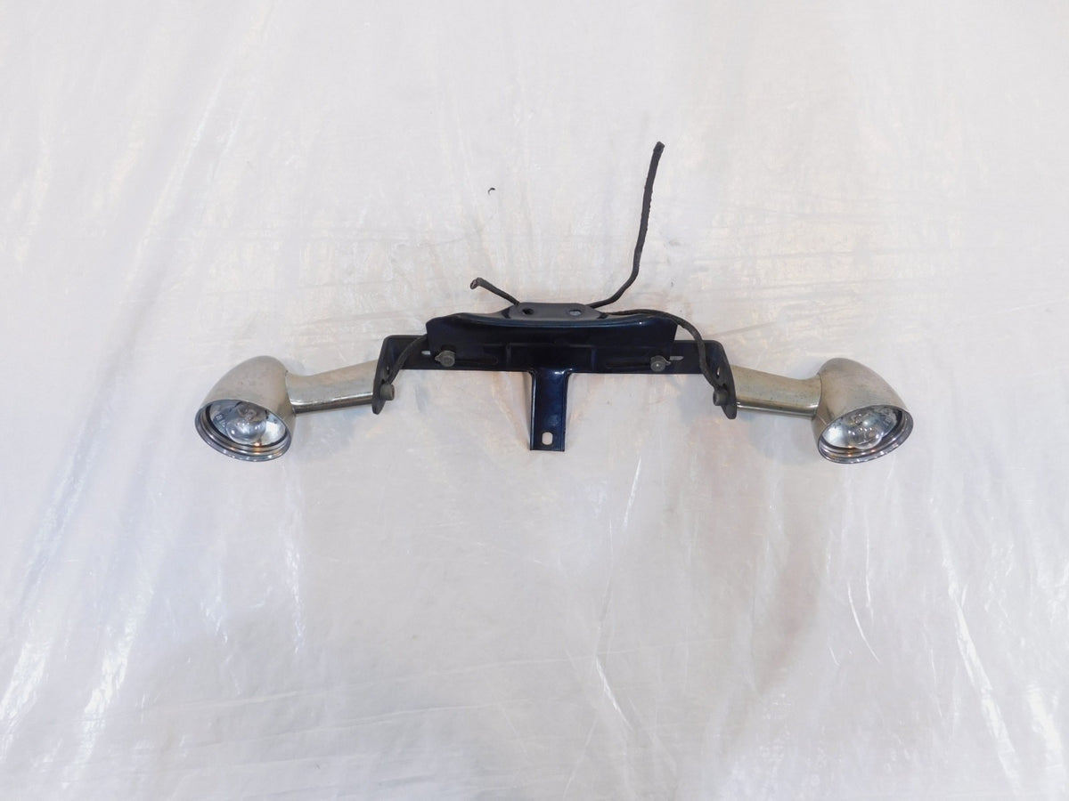 Harley Sportster Dyna Rear Turn Signal Relocation & License Plate Mount Bracket - C3 Cycle
