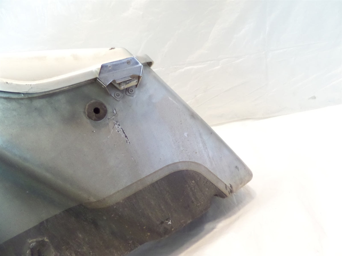 Harley Davidson Road King Electra Glide 100th Anniversary Silver Right Saddlebag