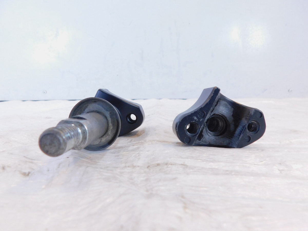 Harley Davidson Sportster 883 & 1200 & Dyna Black Handlebar Bar Riser Clamps - C3 Cycle