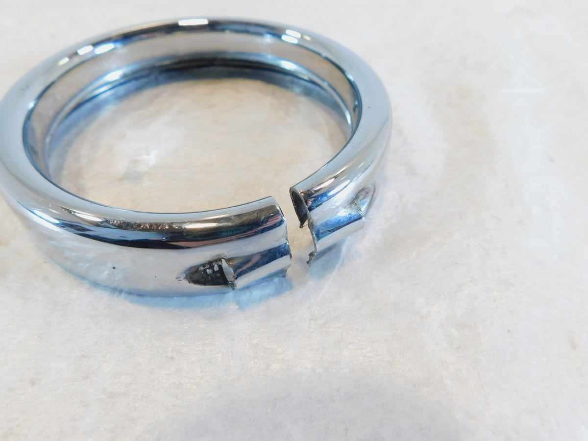 Harley Touring & Softail Front or Rear Chrome Turn Signal Indicator Trim Ring - C3 Cycle