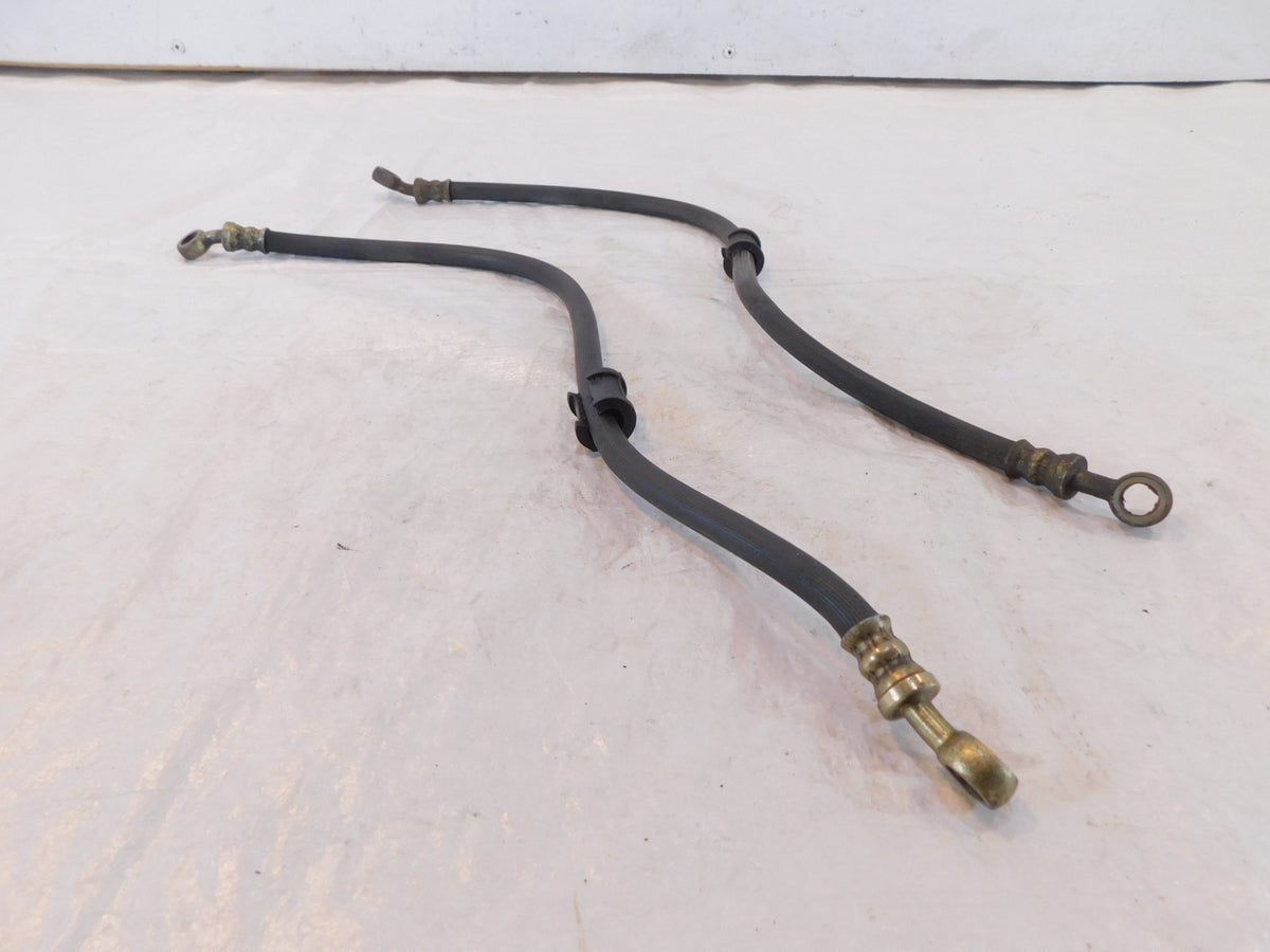 1982 82 Yamaha XJ750 Maxim 750 Front Brake Master Cylinder Brake Hose Pipe Lines - C3 Cycle