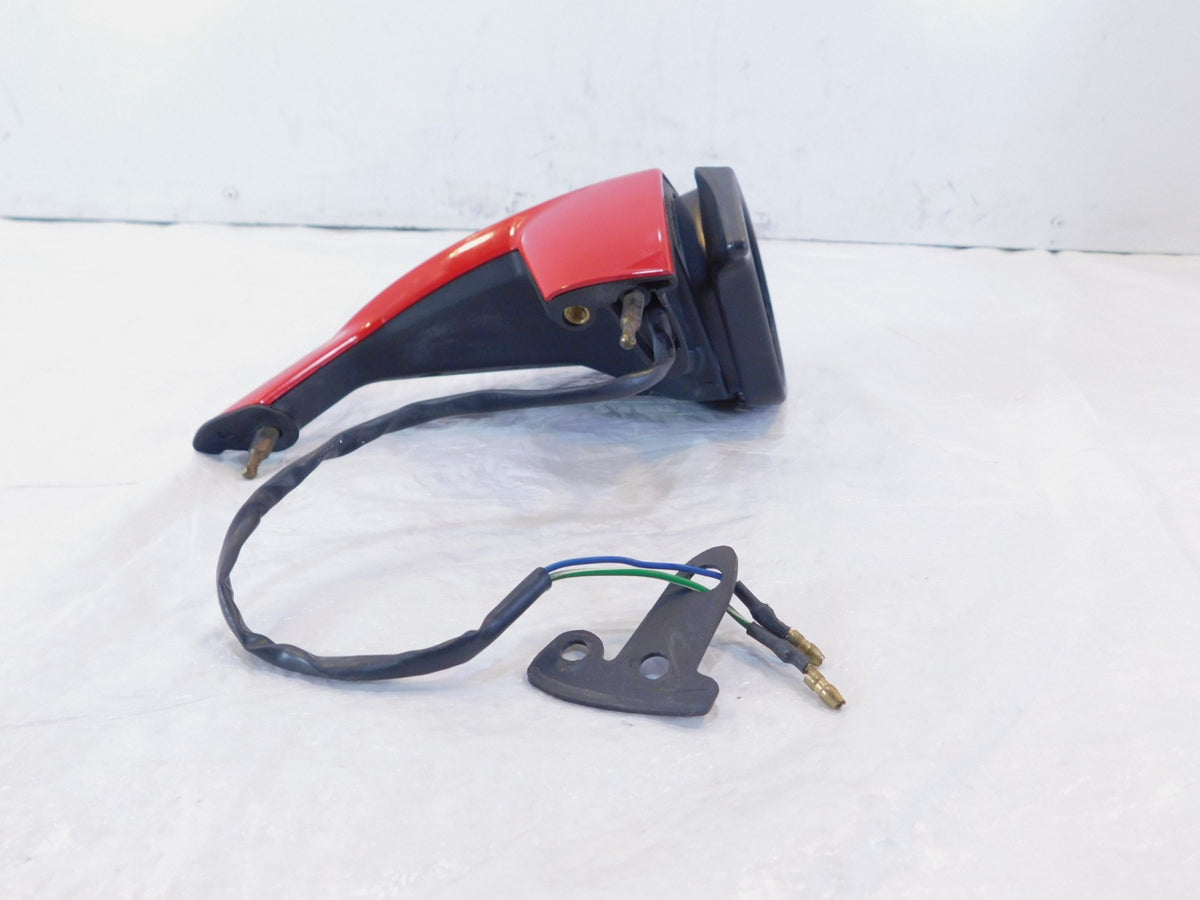 Ducati Superbike 749 749S 999 999R Red Front Right Turn Signal Side View Mirror - C3 Cycle