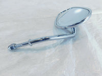 Harley Davidson FXR & Softail & Dyna & Sportster Left Chrome Rear View Mirror - C3 Cycle