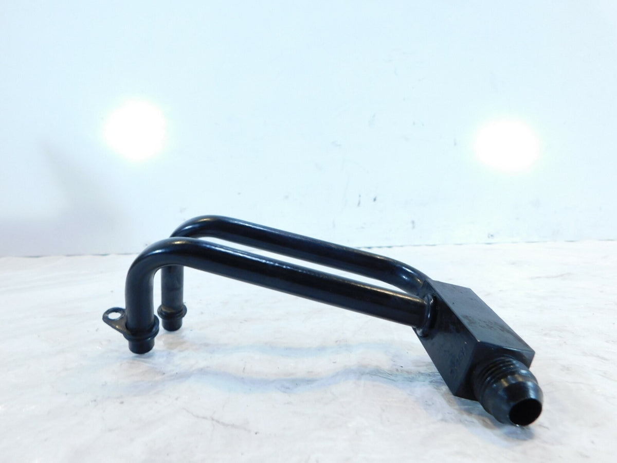 2000-2001 Victory V92 Sport Cruiser Black Oil Cooler Hose Line Pipe Manifold - C3 Cycle