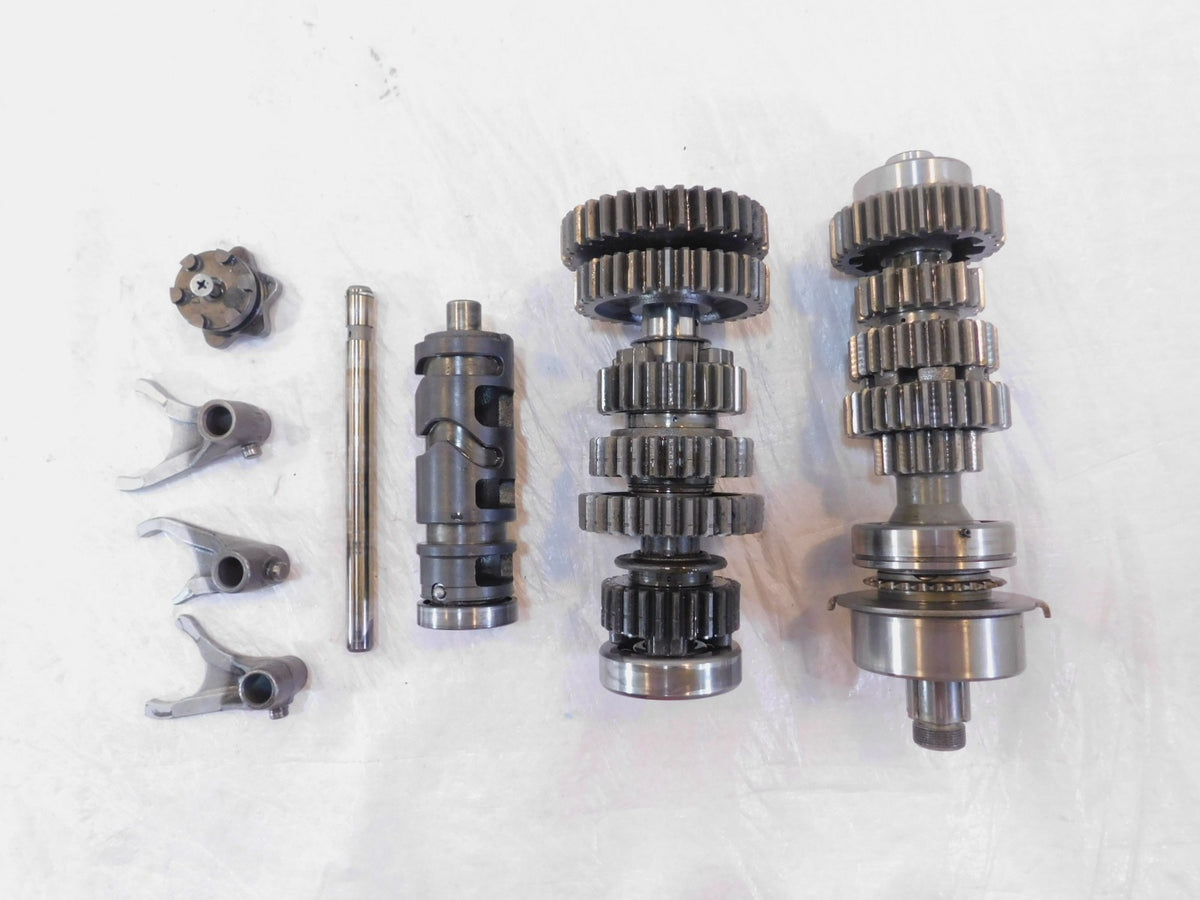 1983 83 Yamaha XJ750 Maxim 750 Engine Transmission Gears Shift Drum & Forks - C3 Cycle