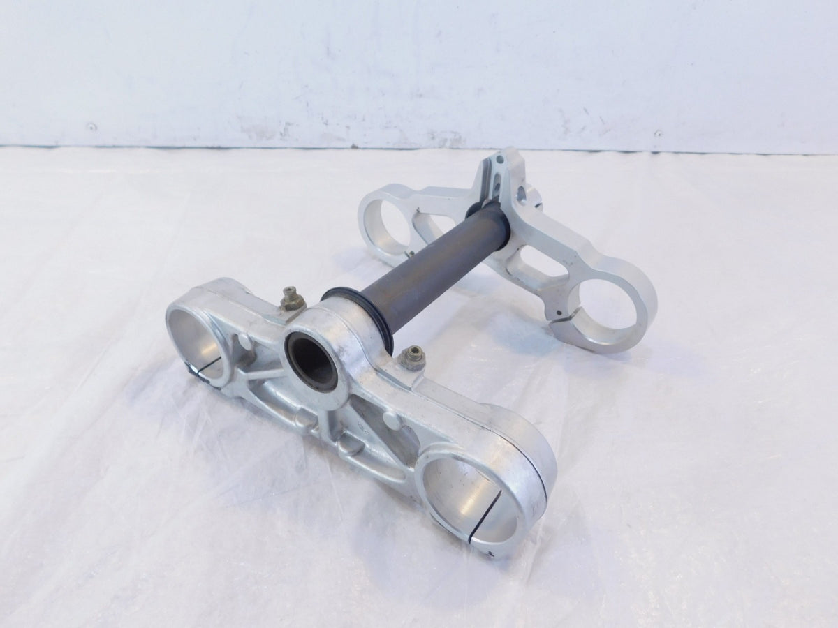 Ducati Superbike 749 Silver Front End Fork Steering Stem & Bridge Triple Tree - C3 Cycle