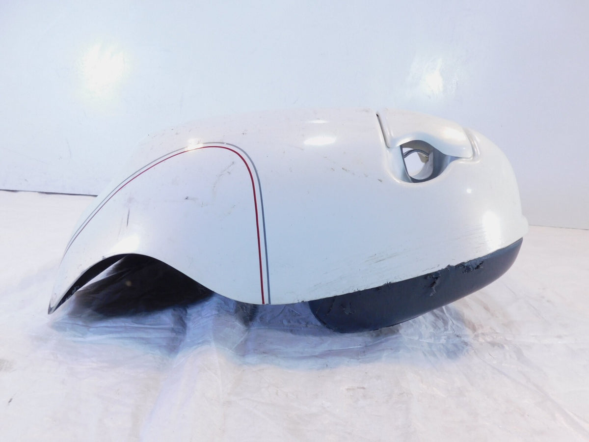 Harley Touring Electra Glide Ultra Classic White Left Lower Leg Fairing Glovebox - C3 Cycle