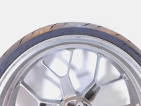 Aprilia Mana 850 GT & Shiver 750 SL750 Silver Front Wheel Rim Tire 854791 - Bent - C3 Cycle