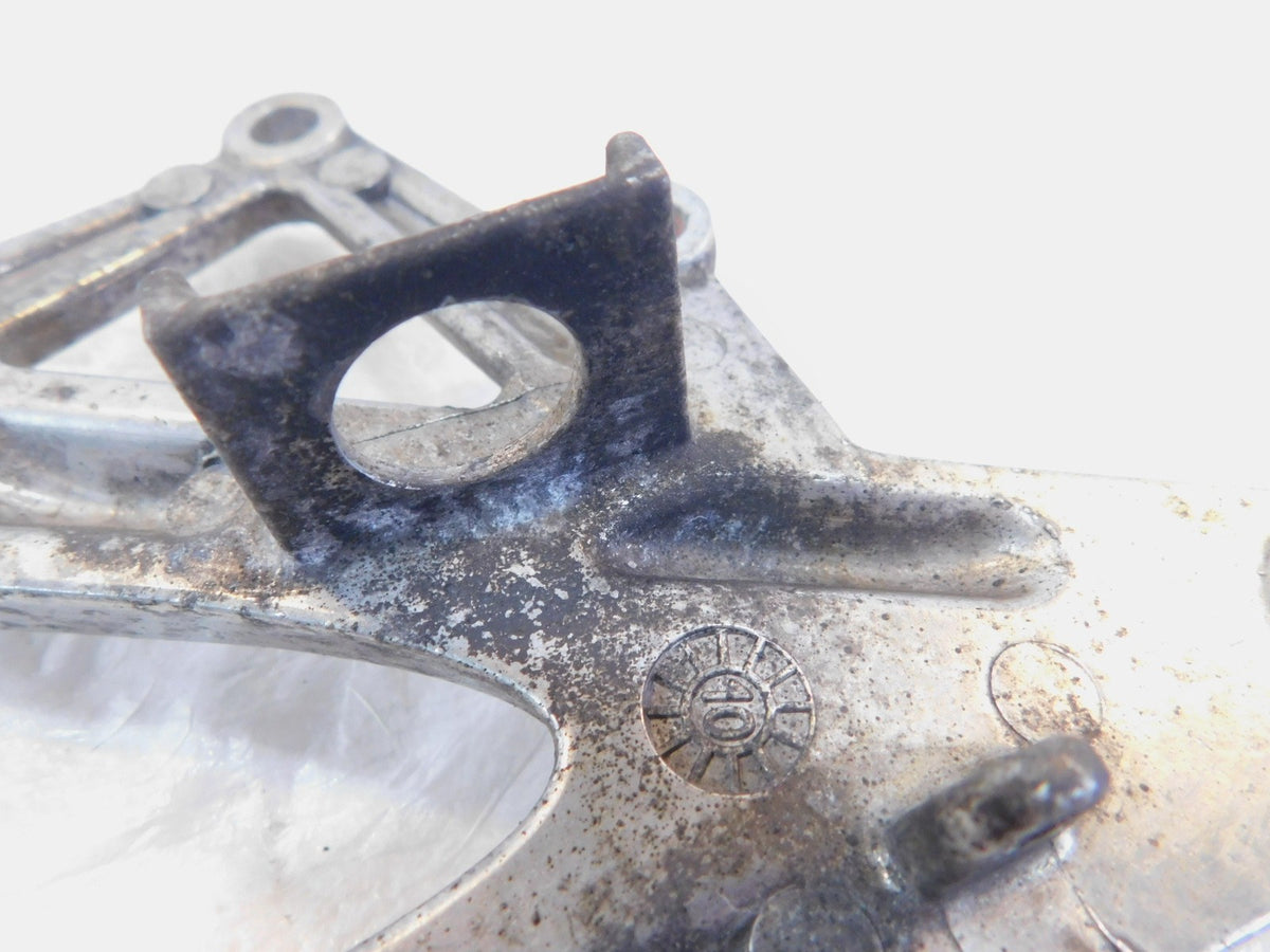 06-17 Triumph Daytona 675R Right Footpeg Footrest Mount Bracket Control Plate - C3 Cycle