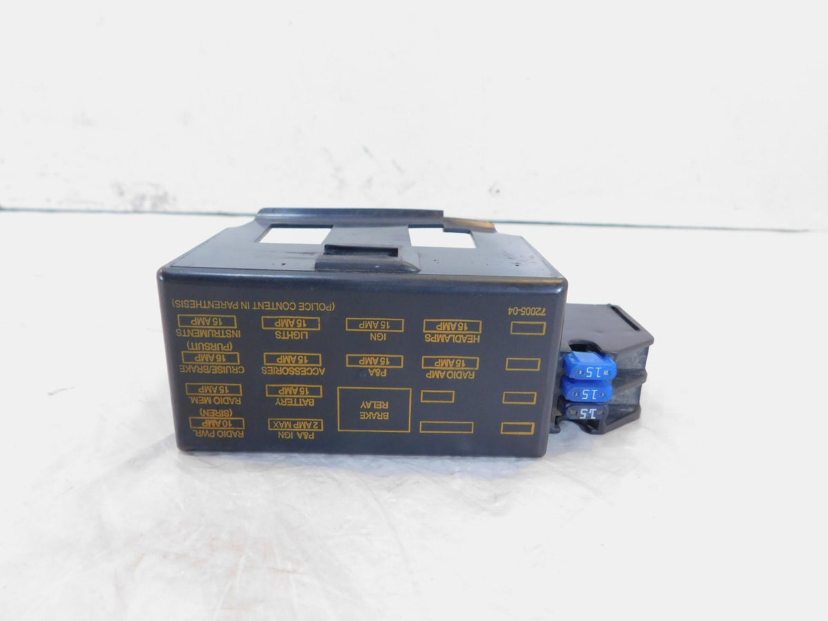2004-2005 Harley Davidson Screamin Eagle CVO Electra Glide Fuse Box Cover Panel - C3 Cycle