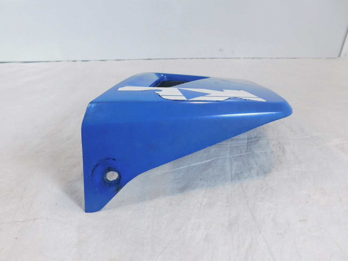 1987 87 Kawasaki KLR650 KLR 650 Blue Left Engine Coolant Radiator Cover Fairing - C3 Cycle